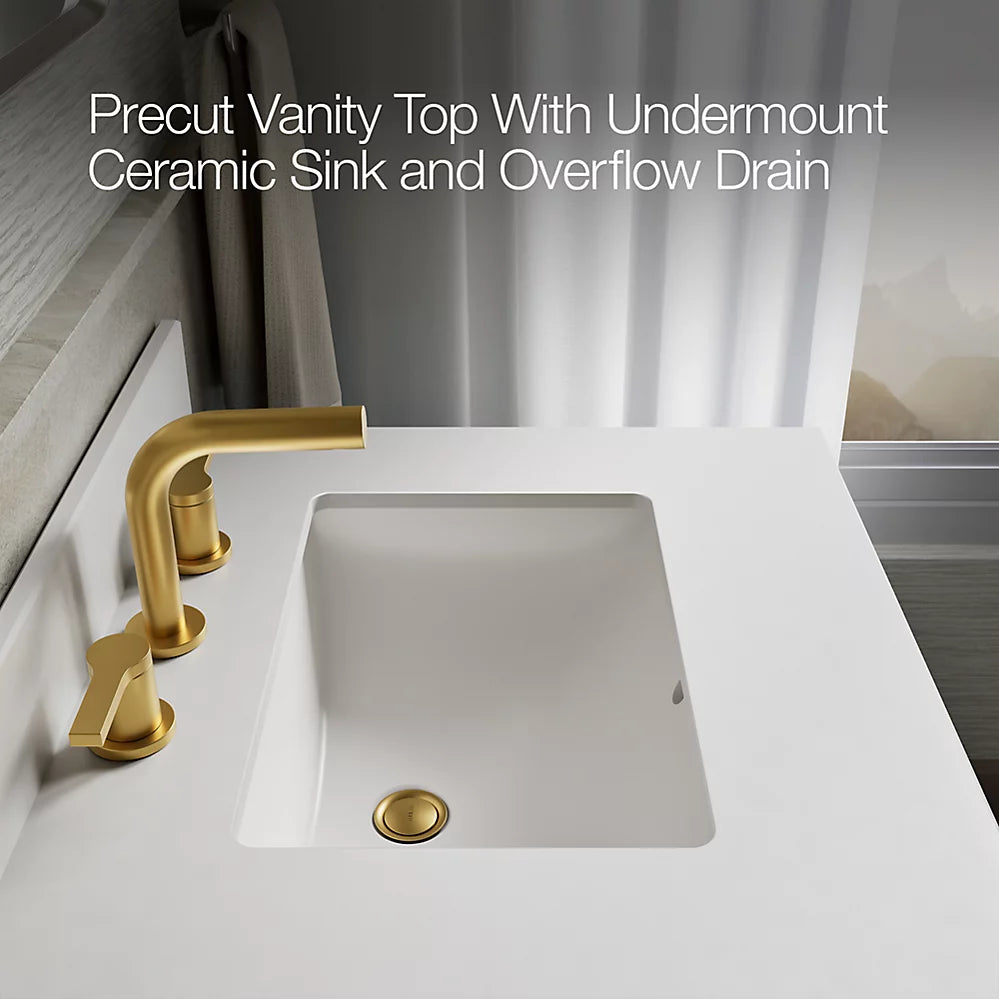 Charlemont ™ 24" bathroom vanity cabinet with sink and quartz top K-29259-BD1-TDB
