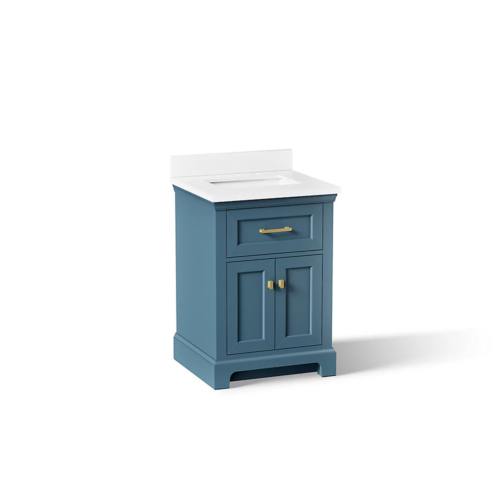 Charlemont ™ 24" bathroom vanity cabinet with sink and quartz top K-29259-BD1-TDB