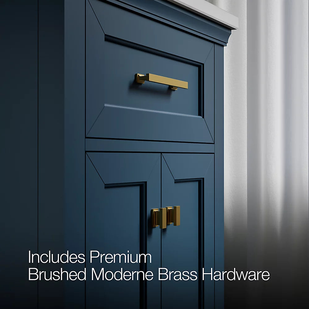 Charlemont ™ 24" bathroom vanity cabinet with sink and quartz top K-29259-BD1-TDB