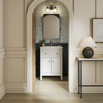 Malin™ by Studio McGee 24" bathroom vanity cabinet with sink and quartz top  K-35018-0