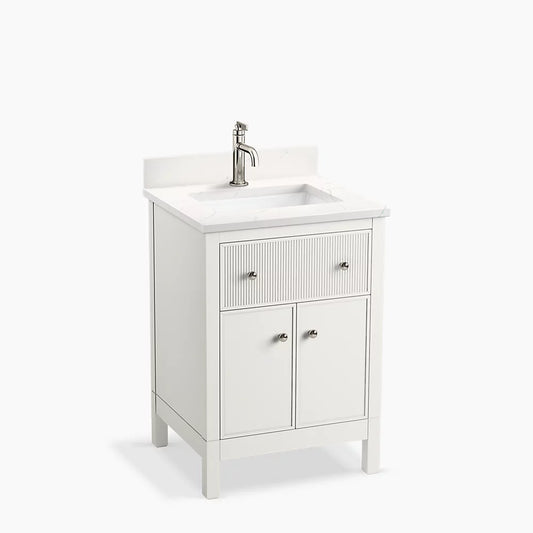 Malin™ by Studio McGee 24" bathroom vanity cabinet with sink and quartz top  K-35018-0