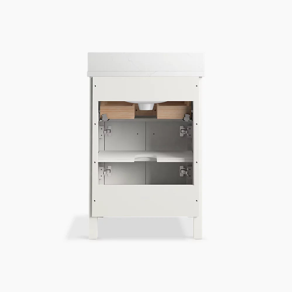 Malin™ by Studio McGee 24" bathroom vanity cabinet with sink and quartz top  K-35018-0