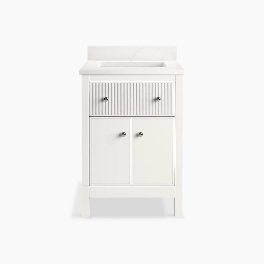 Malin™ by Studio McGee 24" bathroom vanity cabinet with sink and quartz top  K-35018-0