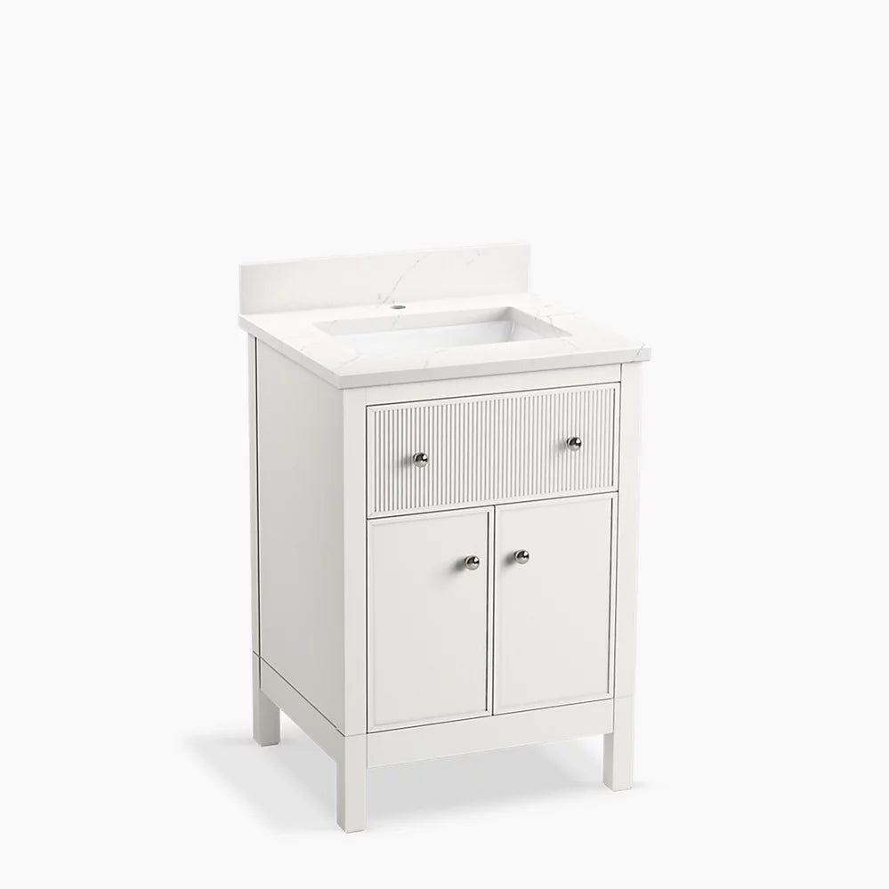 Malin™ by Studio McGee 24" bathroom vanity cabinet with sink and quartz top  K-35018-0